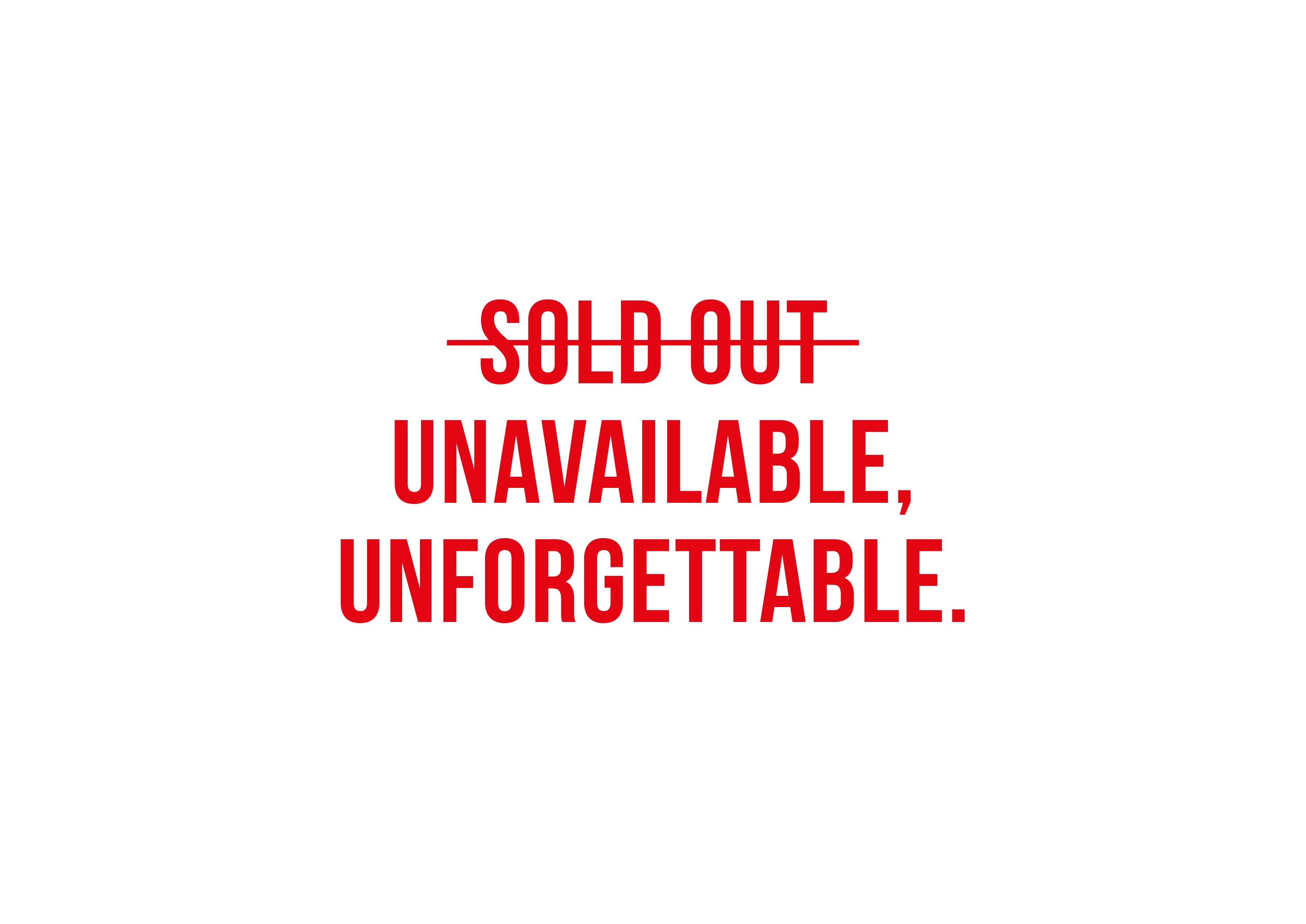 Sold Out